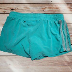 Fabletics Teal Running Shorts Size Medium